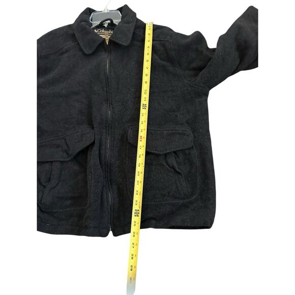 Columbia Wool Plaid Lined Insulated Warm Heavy Winter Jacket/Coat Mens Sz Large - Picture 5 of 9